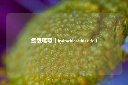 氢氯噻嗪（hydrochlorothiazide）
