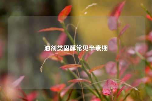 油剂类固醇常见半衰期